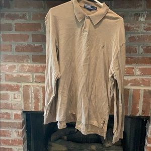 Polo Ralph Lauren brown Large long sleeve soft